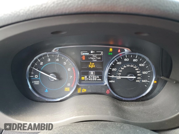 2018 Subaru Forester Premium with VIN JF2SJAGC9JH580252, listed as a Copart auction lot 50807295 with 74,539 mi miles and Salvage Title. Bid and sale history available at carsss.com. Image 9.