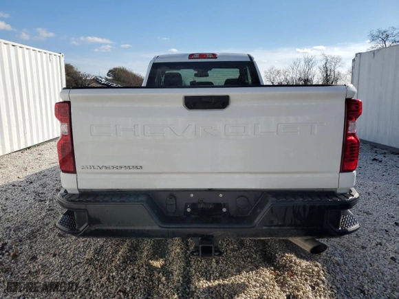 2024 Chevrolet Silverado 2500HD Work Truck with VIN 1GC0WLE78RF202780, listed as a Copart auction lot 82303954 with 6,580 mi miles and Clean Title. Bid and sale history available at carsss.com. Image 6.