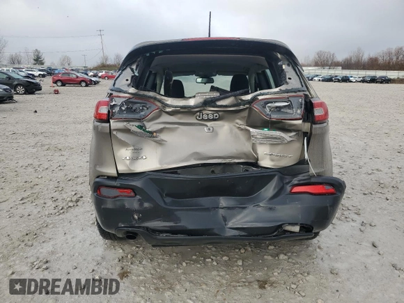 2016 Jeep Cherokee Sport with VIN 1C4PJMAB3GW331150, listed as a Copart auction lot 80757564 with 84,896 mi miles and Clean Title. Bid and sale history available at DreamBid. Image 6.