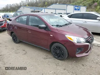 2022 Mitsubishi Mirage ES z VIN ML32FUFJ3NHF08086, wystawiony jako Copart lot #51950045 z przebiegiem 30 677 mil mil oraz Szkoda całkowita • Salvage title. Historia ofert i sprzedaży dostępna na DreamBid. Obrazek 4.