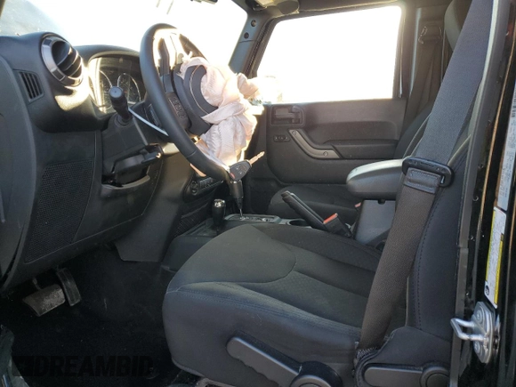 2018 Jeep Wrangler JK Unlimited Sport S with VIN 1C4BJWDG8JL874449, listed as a Copart auction lot 85007634 with 91,709 mi miles and Salvage Title. Bid and sale history available at carsss.com. Image 7.