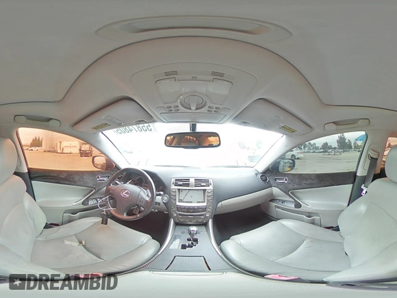 2008 Lexus IS 350 with VIN JTHBE262882013902, listed as a Copart auction lot 55874805 with 118,630 mi miles and Salvage title. Bid and sale history available at DreamBid. Image 14.