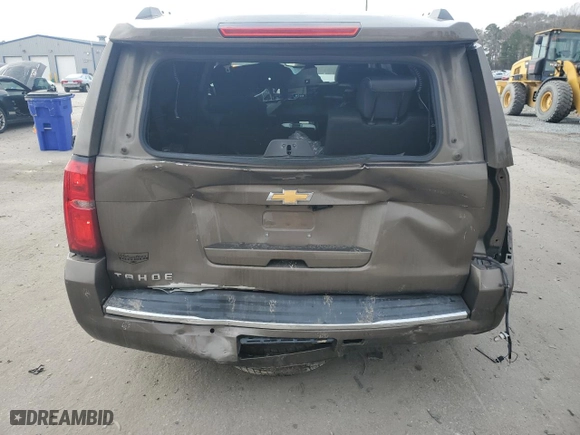 2016 Chevrolet Tahoe LTZ with VIN 1GNSKCKC9GR138032, listed as a Copart auction lot 43525425 with 126,424 mi miles and Salvage Title. Bid and sale history available at carsss.com. Image 6.