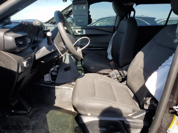2022 Ford Police Interceptor Utility with VIN 1FM5K8AB3NGB75500, listed as a Copart auction lot 48436845 with 35,870 mi miles and Salvage Title. Bid and sale history available at carsss.com. Image 7.