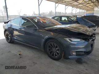 2017 Tesla Model S 60 with VIN 5YJSA1E14HF218274, listed as a Copart auction lot 48485405 with 126,451 mi miles and Salvage title. Bid and sale history available at DreamBid. Image 4.