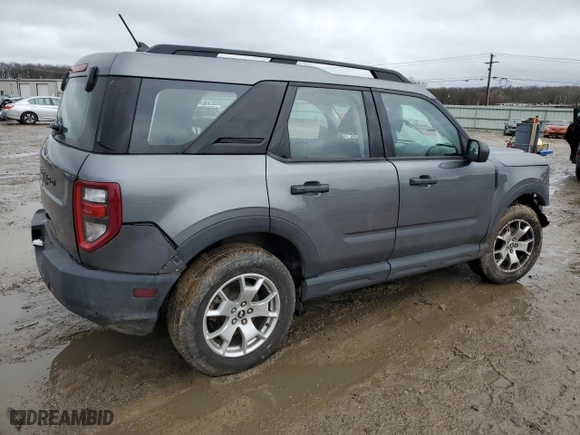 2022 Ford Bronco Sport with VIN 3FMCR9A63NRD04257, listed as a Copart auction lot 45187715 with 48,608 mi miles and Salvage Title. Bid and sale history available at carsss.com. Image 3.