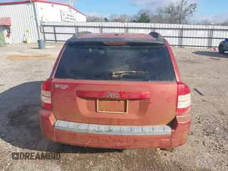 2007 Jeep Compass Sport with VIN 1J8FT47W17D190308, listed as a IAAI auction lot 41605793 with 1 mi miles. Bid and sale history available at carsss.com. Image 15.