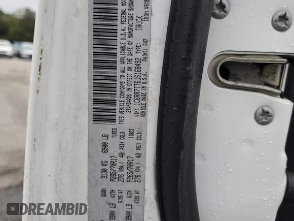 2018 Ram 1500 Big Horn with VIN 1C6RR7TT6JS168492, listed as a Copart auction lot 80954514 with 118,441 mi miles and Salvage title. Bid and sale history available at DreamBid. Image 12.