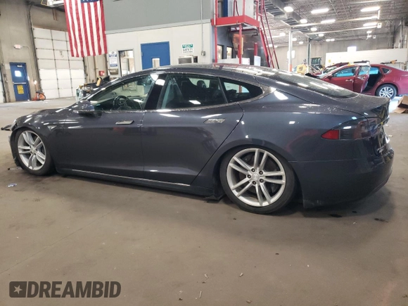 2014 Tesla Model S 60 with VIN 5YJSA1H14EFP53113, listed as a Copart auction lot 69430934 with 116,970 mi miles and Non repairable. Bid and sale history available at DreamBid. Image 2.