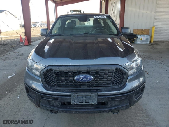 2021 Ford Ranger XL with VIN 1FTER1FH6MLD18854, listed as a Copart auction lot 43165455 with 125,089 mi miles and Salvage Title. Bid and sale history available at carsss.com. Image 5.