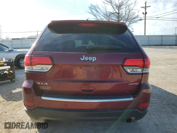 2022 Jeep Grand Cherokee WK Limited with VIN 1C4RJFBG4NC166996, listed as a Copart auction lot 43081634 with 30,100 mi miles and Salvage Title. Bid and sale history available at carsss.com. Image 6.