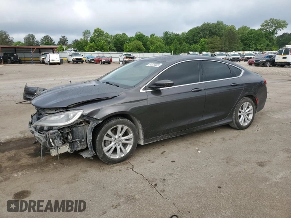 2015 Chrysler 200 Limited with VIN 1C3CCCAB0FN556461, listed as a Copart auction lot 54229305 with 204,551 mi miles and Salvage Title. Bid and sale history available at DreamBid. Image 1.