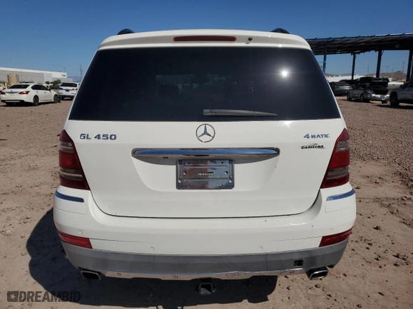 2007 Mercedes-Benz GL-Class with VIN 4JGBF71E77A156997, listed as a Copart auction lot 47774065 with NaN miles and Clean Title. Bid and sale history available at carsss.com. Image 6.