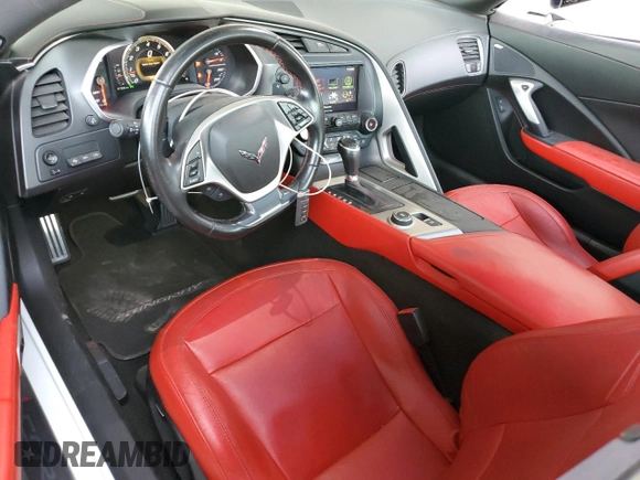 2016 Chevrolet Corvette 2LT with VIN 1G1YD2D7XG5104818, listed as a Copart auction lot 51852795 with 67,286 mi miles and Salvage Title. Bid and sale history available at carsss.com. Image 8.
