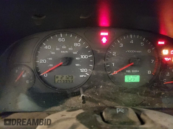 2002 Subaru Forester S w/Premium Pkg with VIN JF1SF65602H734090, listed as a Copart auction lot 45005345 with 259,943 mi miles and Non Repairable. Bid and sale history available at carsss.com. Image 9.