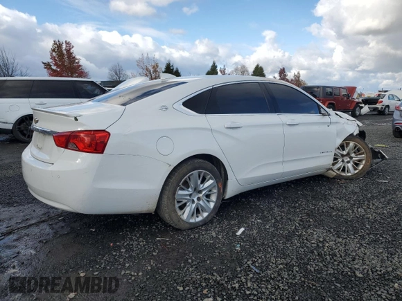 2017 Chevrolet Impala LS with VIN 1G11Z5SA0HU111450, listed as a Copart auction lot 80643674 with 147,833 mi miles and Salvage Title. Bid and sale history available at DreamBid. Image 3.