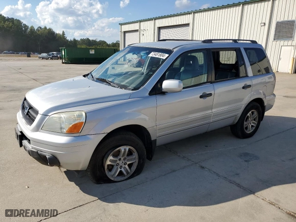 2003 Honda Pilot EX with VIN 2HKYF18783H581344, listed as a Copart auction lot 73481804 with 199,312 mi miles and Salvage Title. Bid and sale history available at carsss.com. Image 1.