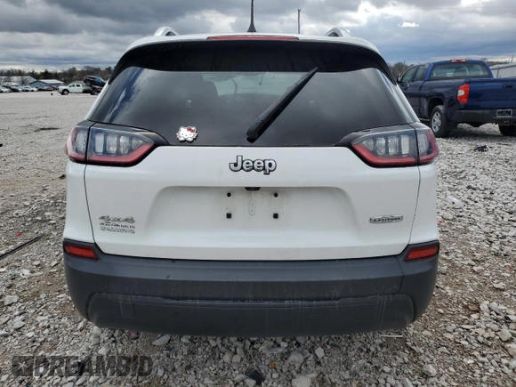 2019 Jeep Cherokee Latitude with VIN 1C4PJMCB4KD367480, listed as a Copart auction lot 49639655 with 54,508 mi miles and Salvage title. Bid and sale history available at DreamBid. Image 6.