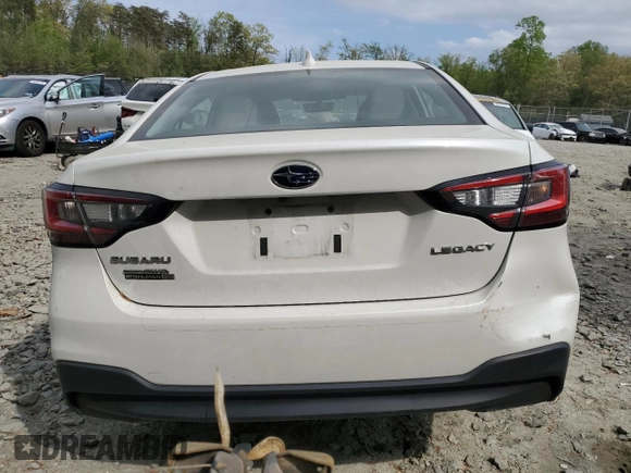 2024 Subaru Legacy Premium with VIN 4S3BWAD66R3006957, listed as a Copart auction lot 53783735 with 38,684 mi miles and Salvage title. Bid and sale history available at DreamBid. Image 6.