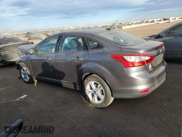 2013 Ford Focus SE with VIN 1FADP3F20DL258200, listed as a Copart auction lot 89394285 with 0 mi miles and Salvage Title. Bid and sale history available at carsss.com. Image 2.