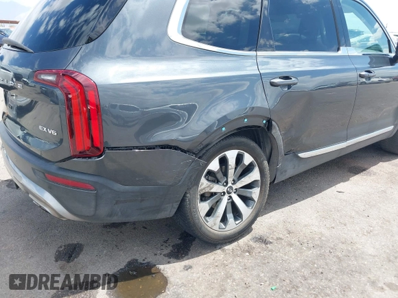 2020 Kia Telluride EX with VIN 5XYP34HC0LG070396, listed as a IAAI auction lot 42565412 with 69,739 mi miles and . Bid and sale history available at DreamBid. Image 6.