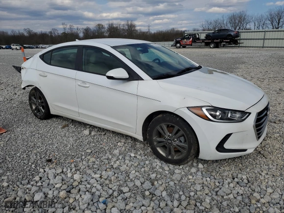 2017 Hyundai Elantra SE with VIN 5NPD84LF3HH054506, listed as a Copart auction lot 52057685 with 117,669 mi miles and Salvage Title. Bid and sale history available at carsss.com. Image 4.
