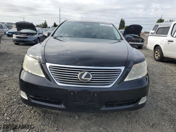 2009 Lexus LS 460 with VIN JTHBL46F995086572, listed as a Copart auction lot 67346394 with 111,411 mi miles and Salvage Title. Bid and sale history available at carsss.com. Image 5.