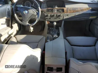 2005 BMW 5 Series 530i with VIN WBANA73585B816112, listed as a Copart auction lot 86189394 with 221,964 mi miles and Salvage title. Bid and sale history available at DreamBid. Image 8.