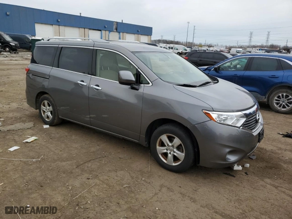 2017 Nissan Quest SV with VIN JN8AE2KP0H9165876, listed as a Copart auction lot 52314585 with 121,060 mi miles and Clean Title. Bid and sale history available at carsss.com. Image 4.