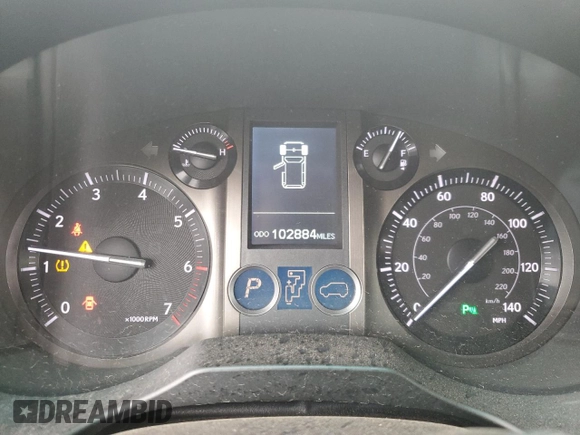 2013 Lexus GX 460 with VIN JTJBM7FX5D5059285, listed as a Copart auction lot 52699125 with 102,884 mi miles and Salvage title. Bid and sale history available at DreamBid. Image 9.