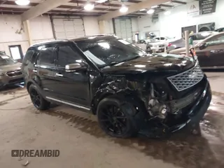 2018 Ford Explorer Platinum with VIN 1FM5K8HT8JGC80297, listed as a IAAI auction lot 41557912 with 110,942 mi miles. Bid and sale history available at carsss.com. Image 1.