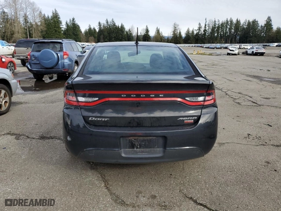 2013 Dodge Dart Aero with VIN 1C3CDFAH1DD319192, listed as a Copart auction lot 46549925 with NaN miles and Salvage Title. Bid and sale history available at carsss.com. Image 6.