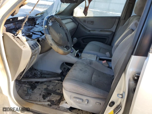 2007 Toyota Highlander with VIN JTEHD21A770047669, listed as a Copart auction lot 42791725 with 0 mi miles and Salvage Title. Bid and sale history available at carsss.com. Image 7.