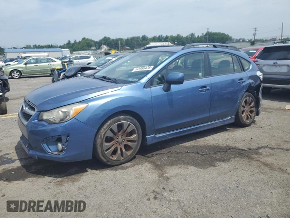 2014 Subaru Impreza Special Sports Limited with VIN JF1GPAR69E8282869, listed as a Copart auction lot 62980425 with 45,289 mi miles and Salvage title. Bid and sale history available at DreamBid. Image 1.