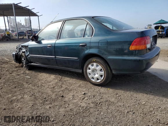 1998 Honda Civic LX with VIN JHMEJ6673WS016828, listed as a Copart auction lot 73740904 with 80,801 mi miles and Salvage Title. Bid and sale history available at carsss.com. Image 2.
