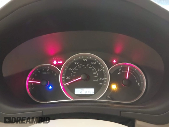 2008 Subaru Impreza Sedan (Natl) i w/Premium Pkg with VIN JF1GE61678G507041, listed as a IAAI auction lot 41214752 with 218,785 mi miles. Bid and sale history available at carsss.com. Image 7.