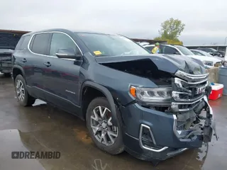 2020 GMC Acadia SLE with VIN 1GKKNKLA2LZ172190, listed as a IAAI auction lot 41113933 with 96,761 mi miles and . Bid and sale history available at carsss.com. Image 1.