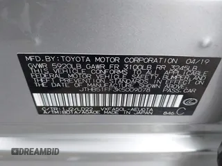 2019 Lexus LS 500 z VIN JTHB51FF3K5009078, wystawiony jako IAAI lot #42751612 z przebiegiem 47 527 mil mil oraz . Historia ofert i sprzedaży dostępna na DreamBid. Obrazek 9.