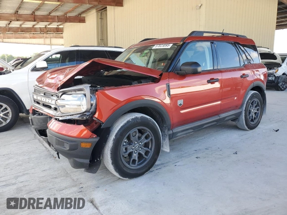 2024 Ford Bronco Sport Big Bend with VIN 3FMCR9B62RRF56148, listed as a Copart auction lot 57823095 with 2,154 mi miles and Salvage title. Bid and sale history available at DreamBid. Image 1.