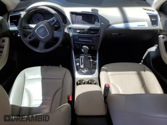 2012 Audi Q5 Premium with VIN WA1LKCFP2CA002628, listed as a Copart auction lot 56240585 with 129,335 mi miles and Salvage title. Bid and sale history available at DreamBid. Image 8.