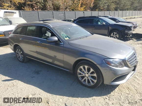 2017 Mercedes-Benz E-Class E 400 Luxury with VIN WDDZH6GB8HA213106, listed as a Copart auction lot 77118034 with 0 mi miles and Salvage Title. Bid and sale history available at carsss.com. Image 4.