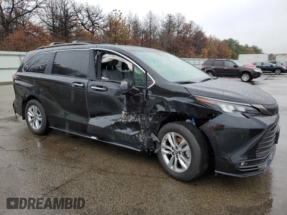 2023 Toyota Sienna XSE 25th Anniversary with VIN 5TDCSKFC6PS105296, listed as a Copart auction lot 41728475 with 1,142 mi miles and Non repairable. Bid and sale history available at DreamBid. Image 4.