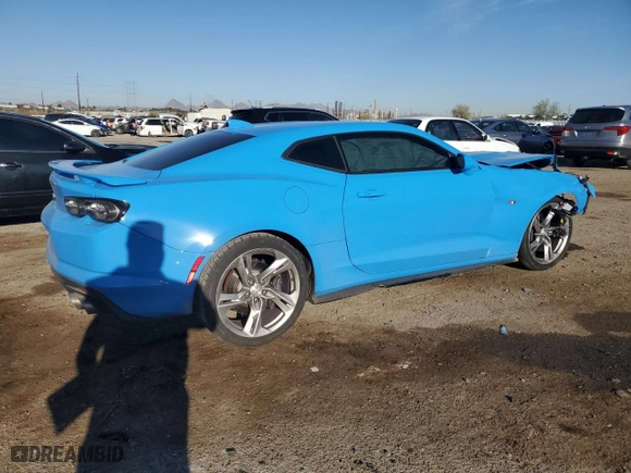2022 Chevrolet Camaro 1SS with VIN 1G1FF1R71N0103720, listed as a Copart auction lot 49861045 with 32,125 mi miles and Salvage Title. Bid and sale history available at carsss.com. Image 3.