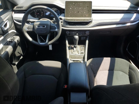 2024 Jeep Compass Sport with VIN 3C4NJDAN2RT600460, listed as a Copart auction lot 53702675 with 28,303 mi miles and Salvage title. Bid and sale history available at DreamBid. Image 8.