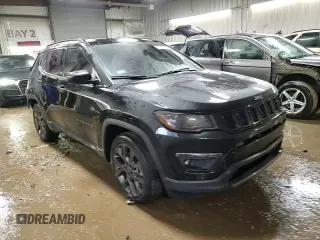 2021 Jeep Compass 80th Anniversary with VIN 3C4NJCEBXMT511903, listed as a Copart auction lot 43438945 with 32,852 mi miles and Salvage Title. Bid and sale history available at carsss.com. Image 14.