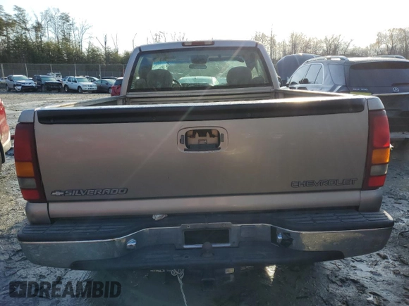 1999 Chevrolet Silverado 1500 LS with VIN 1GCEK14T7XZ160859, listed as a Copart auction lot 84849844 with 210,899 mi miles and Salvage Title. Bid and sale history available at carsss.com. Image 6.