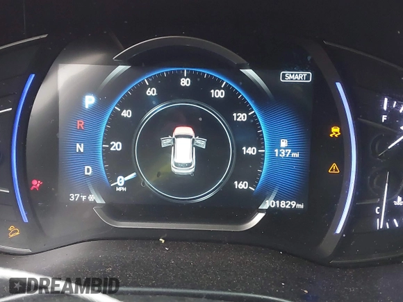 2019 Hyundai Santa Fe Ultimate with VIN 5NMS5CAA8KH019109, listed as a IAAI auction lot 41120391 with 101,829 mi miles and . Bid and sale history available at DreamBid. Image 7.