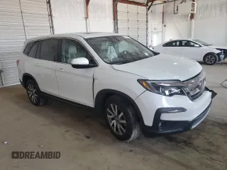 2022 Honda Pilot EX-L with VIN 5FNYF6H51NB097268, listed as a Copart auction lot 47734075 with 42,760 mi miles and Salvage Title. Bid and sale history available at DreamBid. Image 4.