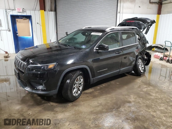 2019 Jeep Cherokee Altitude with VIN 1C4PJMLX4KD126188, listed as a Copart auction lot 41834845 with 109,405 mi miles and Salvage title. Bid and sale history available at DreamBid. Image 1.