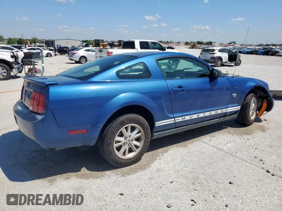 2009 Ford Mustang with VIN 1ZVHT80N095104926, listed as a Copart auction lot 54196705 with 161,252 mi miles and Salvage title. Bid and sale history available at DreamBid. Image 3.